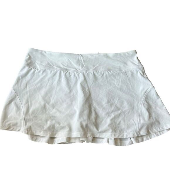 Lululemon Women’s 10 Circuit Breaker Skirt Skort White Athletic Tennis Golf - Picture 2 of 15